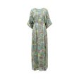 Shaira Women s Green Kaftan Fashion