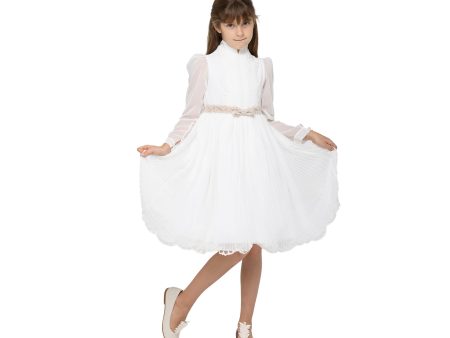 Piccola Speranza Kids Girl s  Off-White Dress on Sale