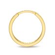 Cerruti 1881 Bridge Ladies Gold Plated Ring  With Crystals Size : 54 Online Hot Sale