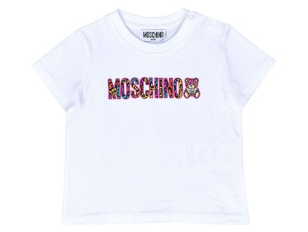 Moschino Kids Baby Girl s White T-Shirt For Sale