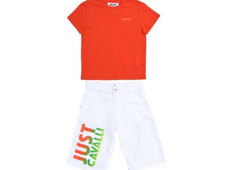 Just Cavalli Kids Boy s T-Shirt & Bermuda Set Cheap