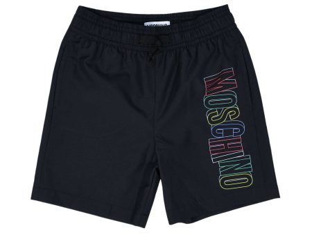 Moschino Kids Boy s Black Swimsuit Online