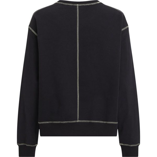 Calvin Klein Women s Black Sweatshirt Online Hot Sale