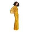 Theia Women s  Gown Gold Bronze Long Dress Fashion