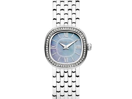 Cerruti  Gresta  Ladies Light Blue MOP Dial Silver Stainless Steel Watch Online Sale