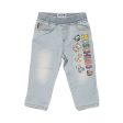 Moschino Kids Baby Girl s Blue Trouser Online