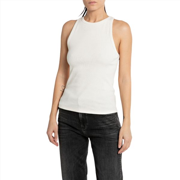 Replay Women s Cotton Rib Top For Cheap