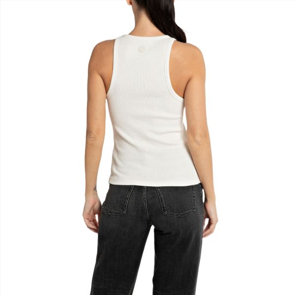 Replay Women s Cotton Rib Top For Cheap