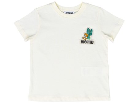 Moschino Kids Boy s Cream T-shirt  with Teddy Bear Online Sale