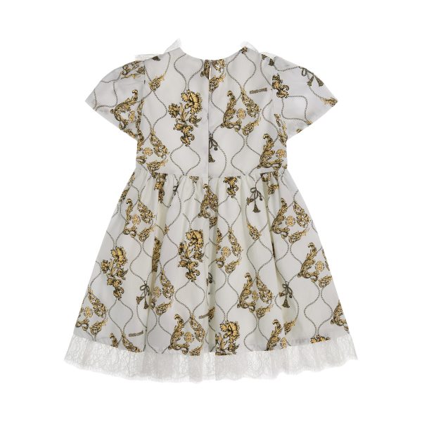 Roberto Cavalli Kids Girl s White Dress For Cheap