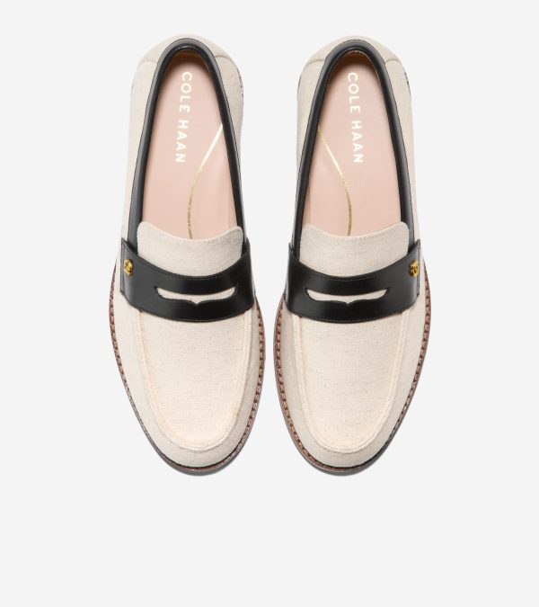 Cole Haan Women s Lux Pinch Penny Loafers on Sale