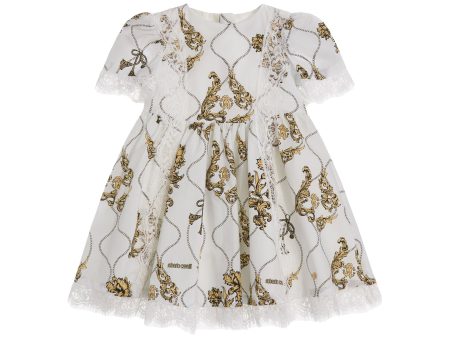 Roberto Cavalli Kids Baby Girl s White Dress Supply