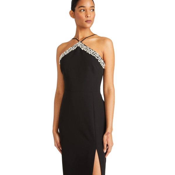 Ml By Monique Lhuillier Women s Kira Black Long Dress Online Sale