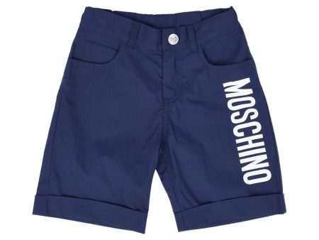 Moschino Kids Boy s Navy Blue Bermuda Cheap