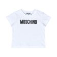 Moschino Kids Babies Cotton T-shirt With Logo Online now