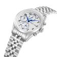 Cerruti 1881 Cavareno Gents Analog Round Shape White Dial Stainless Steel Silver Watch Discount