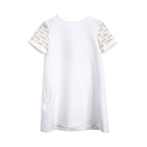 Alviero Martini Kids Girl s White Dress Online Hot Sale