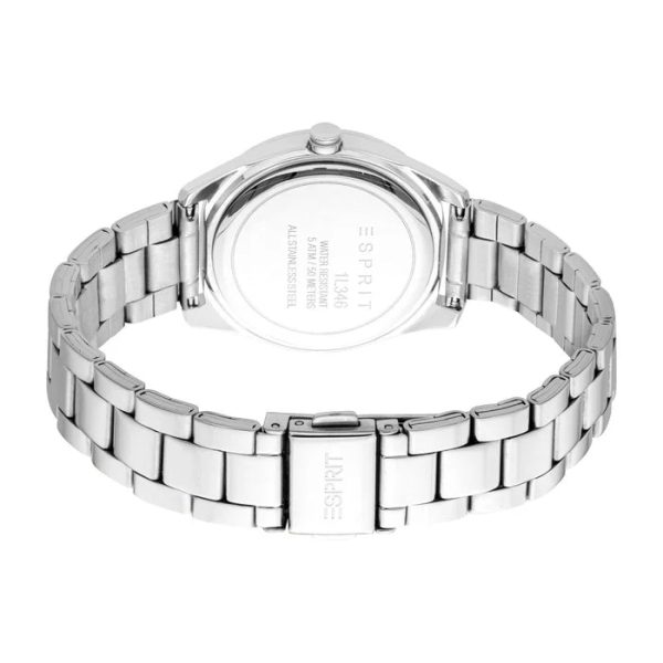 Esprit Coast Ladies Light Grey Dial Stainless Steel Silver Watch Sale