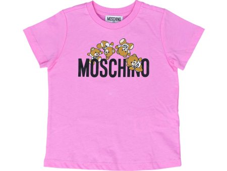 Moschino Kids Teddy Bear Logo T-Shirt Supply