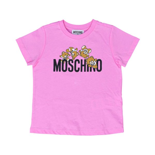 Moschino Kids Teddy Bear Logo T-Shirt Supply