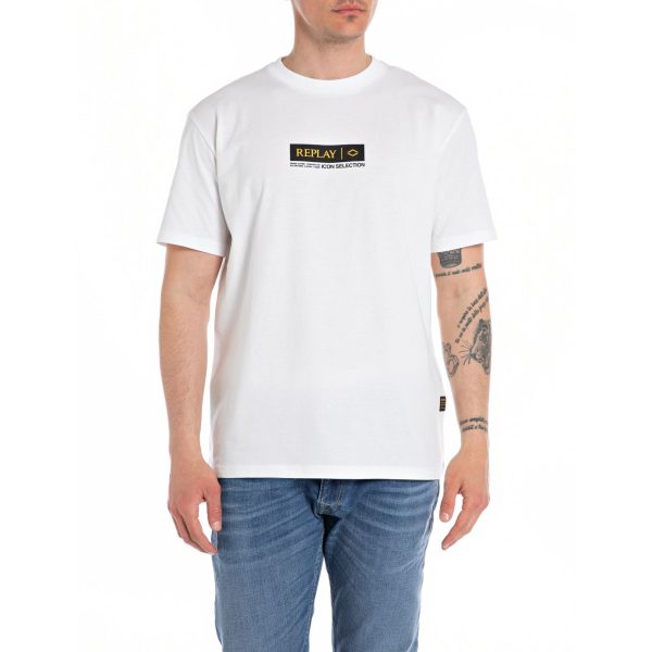 Replay Men s Jersey t-shirt with print Online