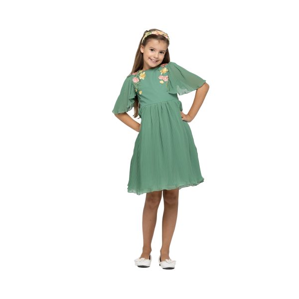 Piccola Speranza Kids Girl s Green Dress on Sale