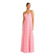 Ml By Monique Lhuillier Women s Linda Petal Pink Long Dress Hot on Sale