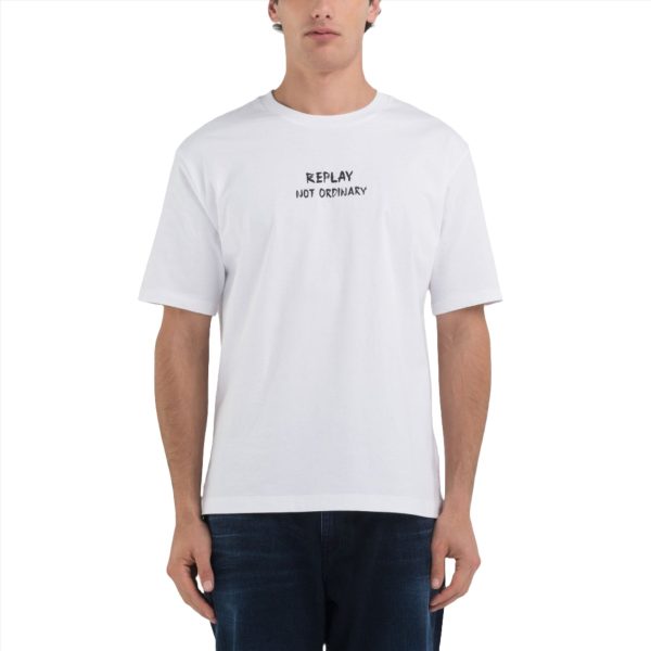 Replay Men s Relaxed fit t-shirt with print Discount