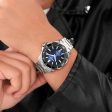 Police Thornton Gents Blue Dial Stainless Steel Silver Watch Watch Fashion