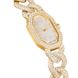 Swarovski Dextera Chain watch, Crystal bracelet, Gold tone, Gold-tone finish Online now