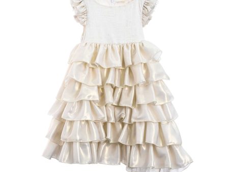 Alviero Martini Kids Girl s Gold Dress Online Sale