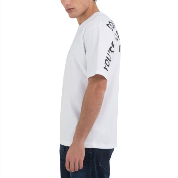 Replay Men s Relaxed fit t-shirt with print Discount