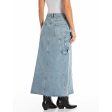 Replay Women s Workwear long skirt in denim Hot on Sale