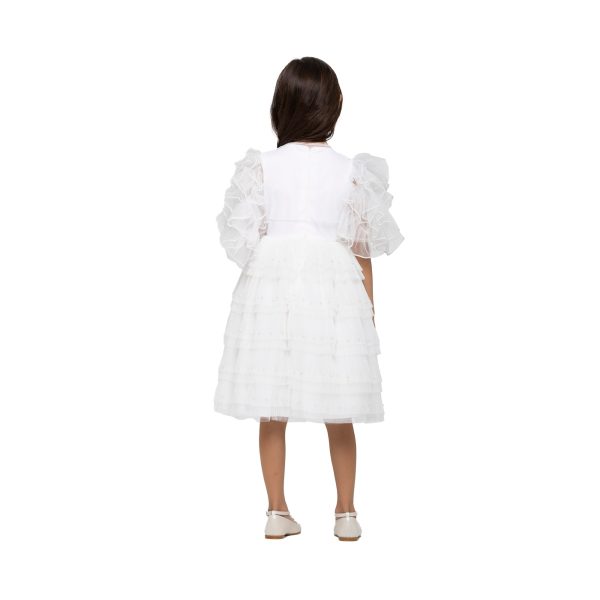 Piccola Speranza Kids Girl s Off-White Dress Hot on Sale