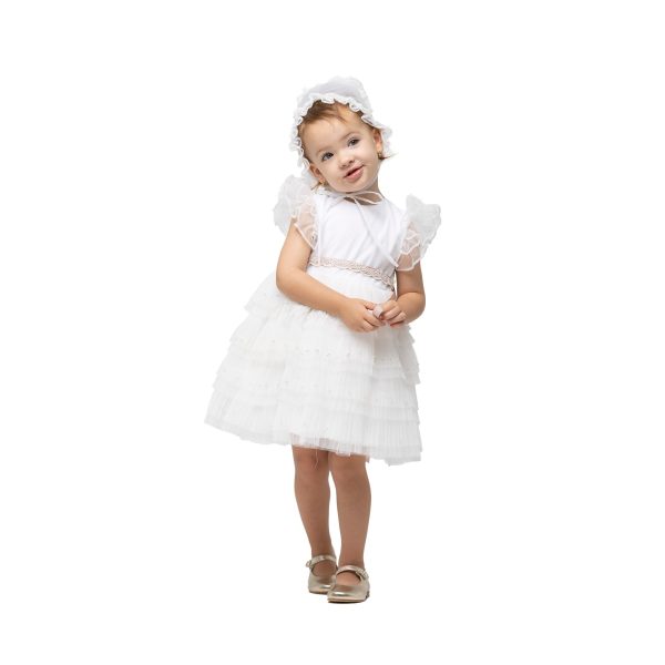 Piccola Speranza Kids Baby Girl s Off-White Dress Online now