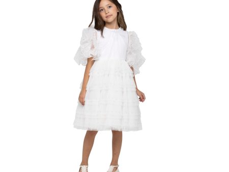 Piccola Speranza Kids Girl s Off-White Dress Hot on Sale