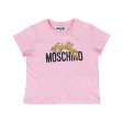 Moschino Kids Babies T-shirt  With Teddy Bears and Logo on Sale