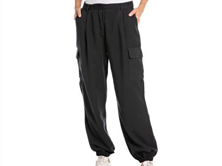 Replay Women s Cargo jogger trousers in Lyocell For Sale