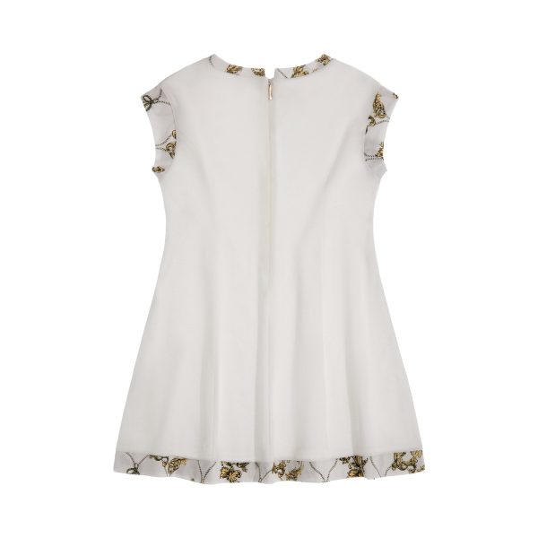 Roberto Cavalli Kids Girl s White Dress Hot on Sale