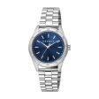 Esprit Koa Ladies Classic Blue Dial & Silver Stainless Steel Watch Supply