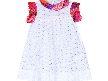 Emilio Pucci Kids Girl s White  Dress Discount