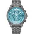 Police Malawi Gents Blue Dial Stainless Steel IP Gun Watch Sale