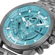 Police Malawi Gents Blue Dial Stainless Steel IP Gun Watch Sale