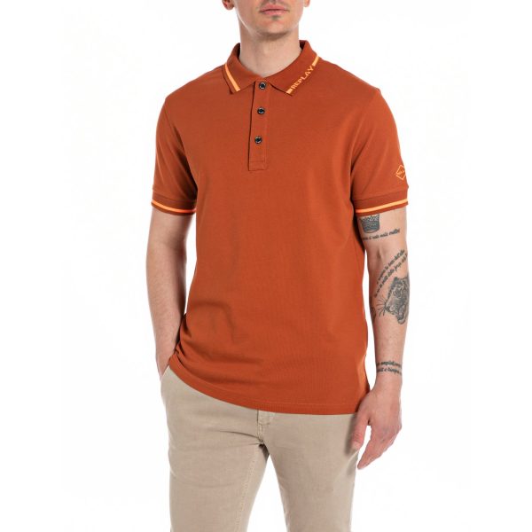 Replay Men s Stretch Pique Polo T-shirt For Cheap