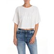 Replay Women s Atelier Replay cropped T-shirt with Print Online Hot Sale