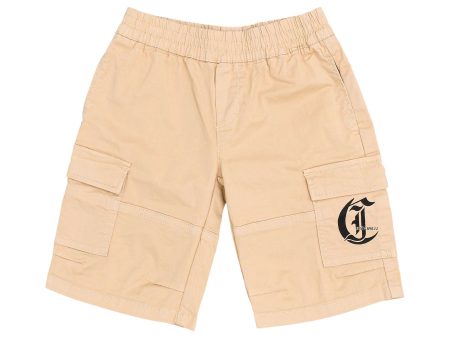 Just Cavalli Kids Boy s Beige Bermuda Online now