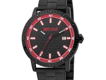 Just Cavalli Men s Black Watch Online now