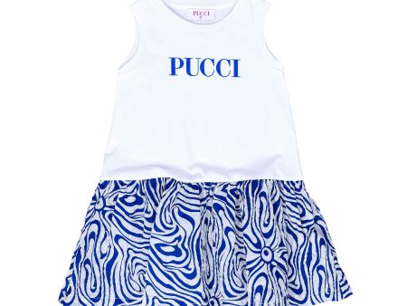 Emilio Pucci Kids Girl s White Dress For Cheap