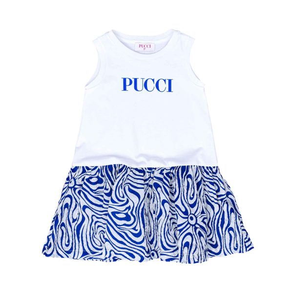 Emilio Pucci Kids Girl s White Dress For Cheap