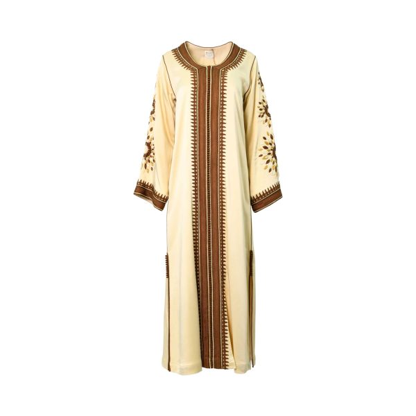 Mijade Fashion Women s Dark Brown Kaftan, Free Size For Discount